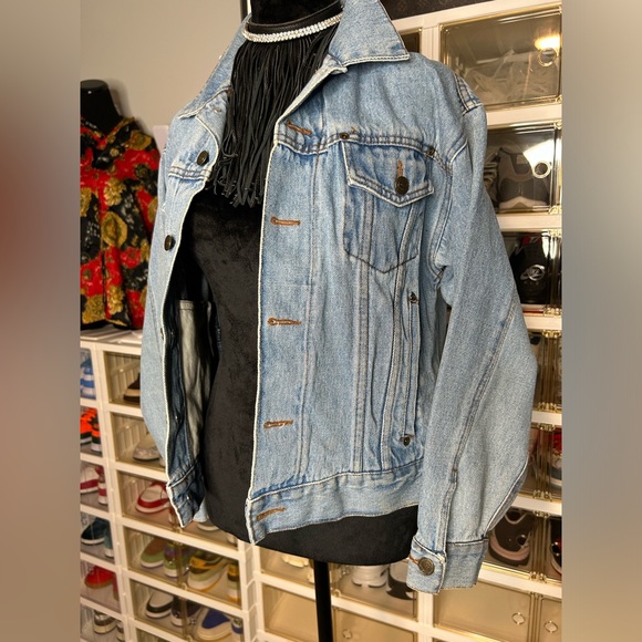 Vintage 90s Men's 955 Originals Denim Jacket Jean Jacket Size Medium - Picture 12 of 13